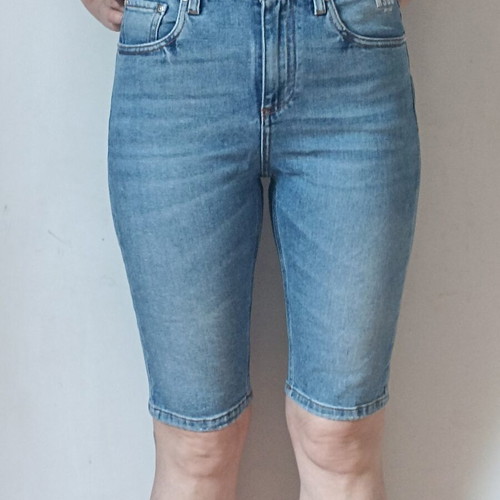 MSGM women's denim shorts like new, size S, blue