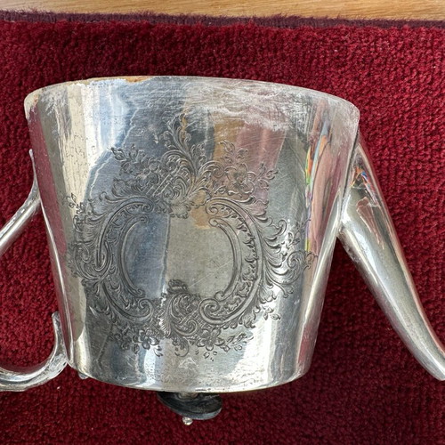 Vintage silver-plated set used