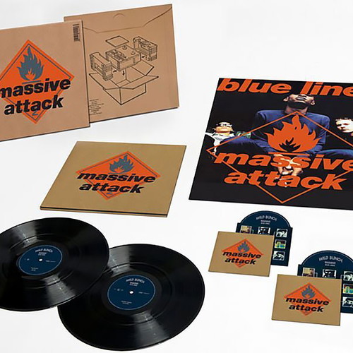 Massive Attack Blue Lines limited deluxe edition 2LP + CD + DVD box set used