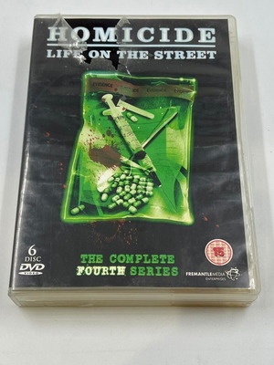 Homicide Life on the Street DVD box set used, complete fourth series 6 disc