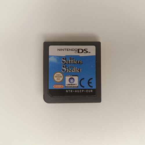 The Settlers Nintendo DS game used, strategy by Ubisoft