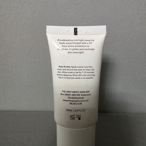 The Grey Men's Skincare Overnight Sleeping Mask 50ml new