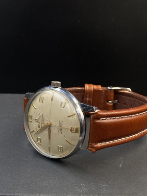 Atlantic Worldmaster 21 Jewels wristwatch like new, Swiss made