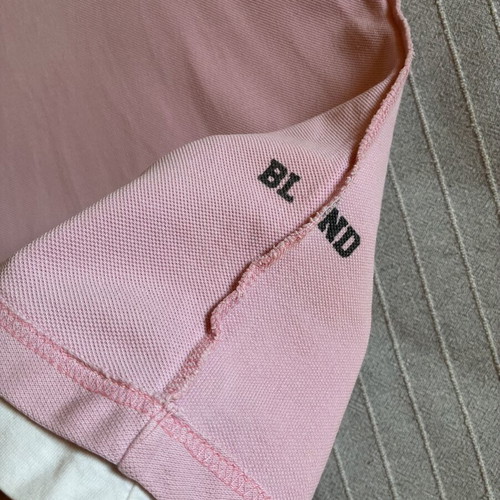 Y2K Harajuku Japanese Streetwear Osaka Dragons Layered Pink Polo Shirt XL like new