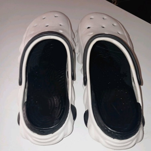 Flip-flop clogs No 45 like new, white and black