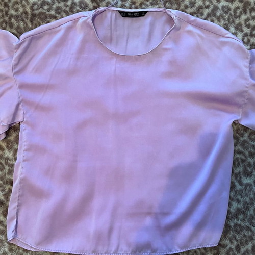 Zara blouse used, size M, purple