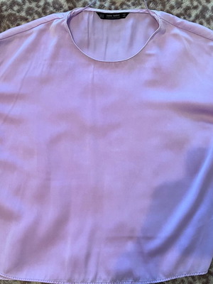 Μπλούζα Zara μεταχειρισμένη, μέγεθος M, μωβ