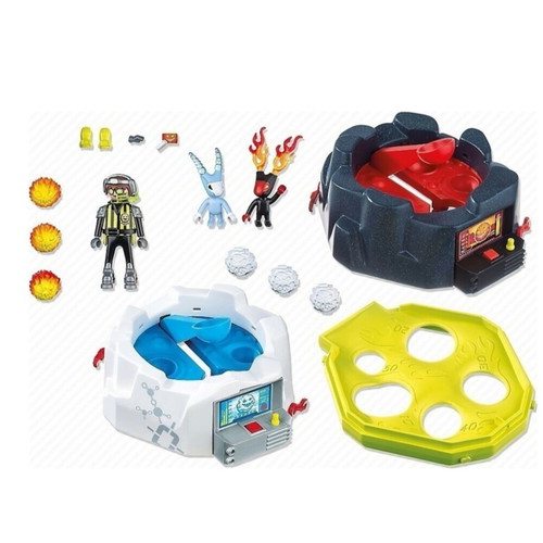 Playmobil game with fire and ice launchers 6831 new
