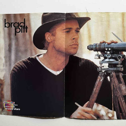 Brad Pitt / Backstreet Boys poster used 23cm x 30cm