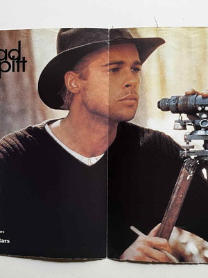 Brad Pitt / Backstreet Boys poster used 23cm x 30cm