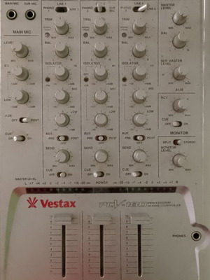 Vestax PCV 180 vintage 3-channel DJ mixer