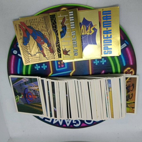 Spiderman Panini 1996 completed sticker set used