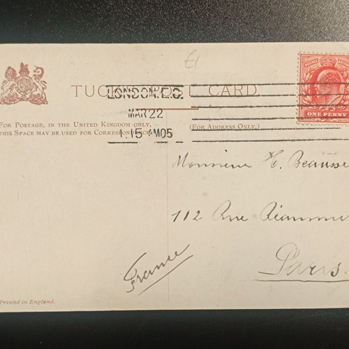 Postcard used