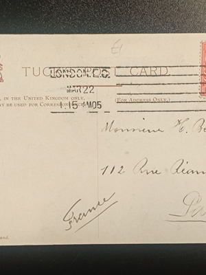 Postcard used