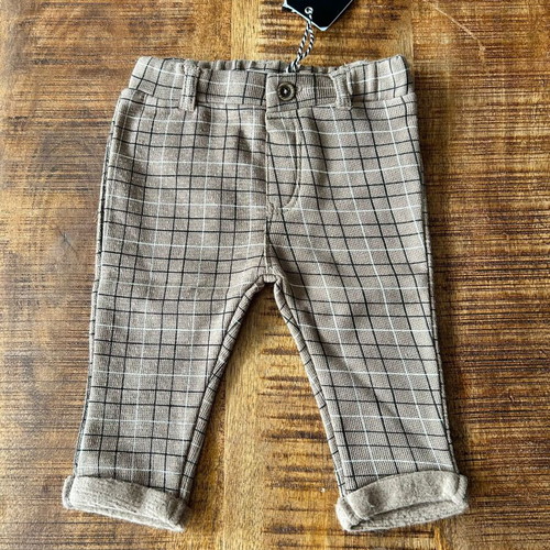Sweet Petit checked baby trousers, size 68