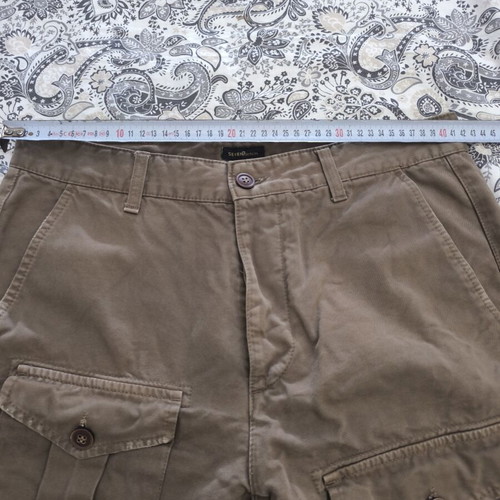 Seven 7 Denim men's cotton bermuda shorts beige size 46(32) like new