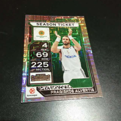 Fragiskos Alvertis Panathinaikos BC 2025-26 Panini Contenders EuroLeague card like new