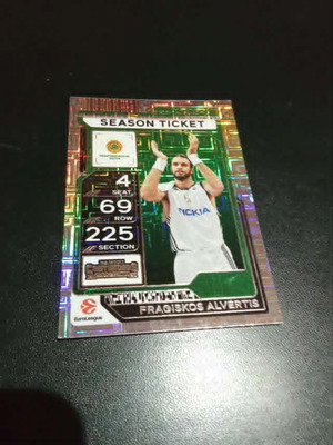 Fragiskos Alvertis Panathinaikos BC 2025-26 Panini Contenders EuroLeague card like new