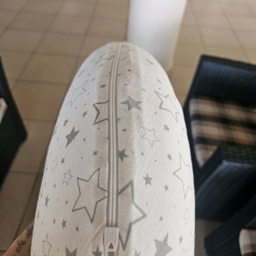 Cuddleco Nursing Pillow like new with removable pillowcase