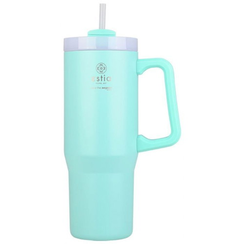 Estia Straw Tumbler XL 900ml BPA Free Bermuda Green new