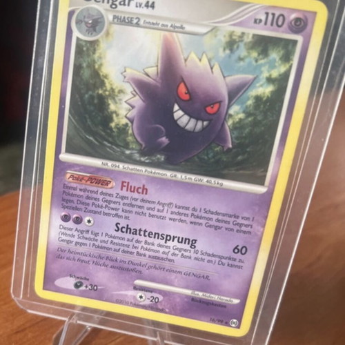 Pokemon Gengar #016 card like new, German language