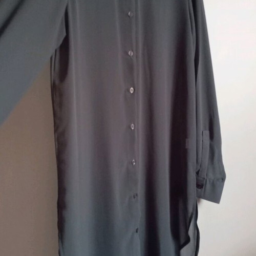 Tunic shirt gray like new, comfortable for sizes S to L