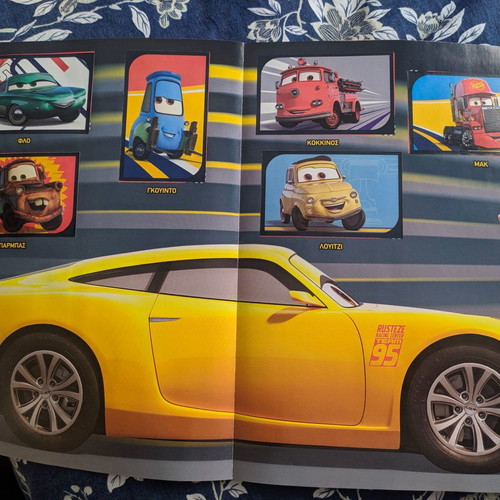 Panini Disney Cars 2017 sticker album new complete