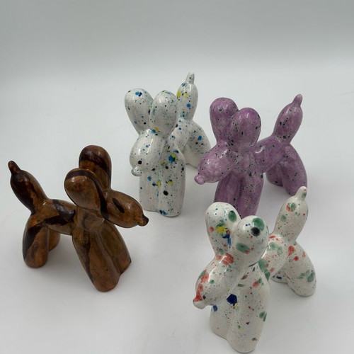 Ceramic balloon dog new decorative item