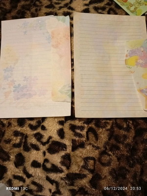 Used correspondence with 1 folder and sheet per set