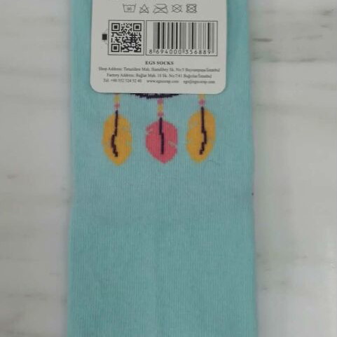 Egs Socks Dreamcatcher onesize 40-46 turquoise, new