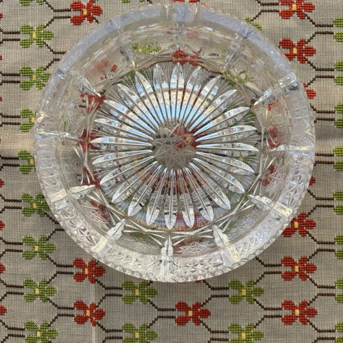 Vintage crystal ashtrays like new, set of 2
