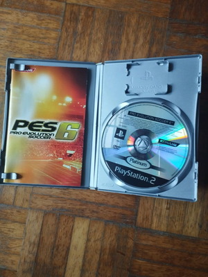 PS2 PES 6 μεταχειρισμένο, πλήρες με ταλαιπωρημένο δίσκο