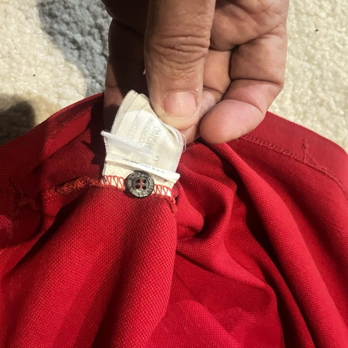Valentino long sleeve shirt used, red, size L