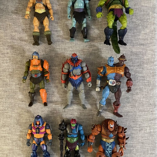 Masters of the Universe New Eternia action figures set like new
