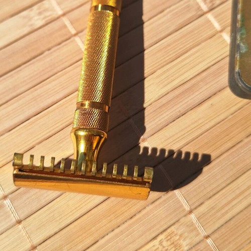 Gillette New Bostonian Long Comb DE Vintage Razor used, circa 1930