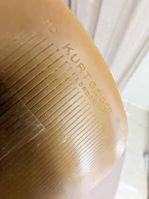 Kurt Geiger highheels like new with anti-slip heel and sweat-absorbing insole
