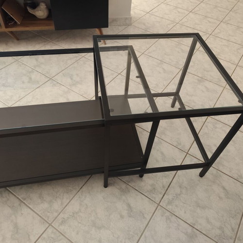 IKEA VITTSJÖ coffee tables set of 2, like new