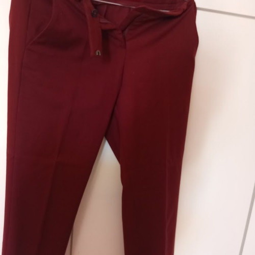 Hugo Boss wool women's pants like new, burgundy, size XS