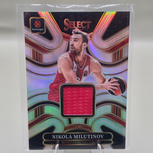 Nikola Milutinov Select Memorabilia card 2025-26 Panini EuroLeague /125