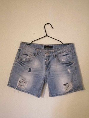 Superlow jean shorts used, turquoise, size S