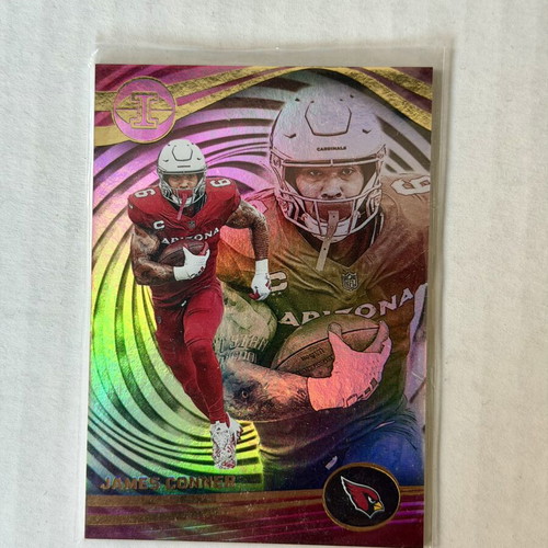 2023 Panini Illusions Football Cardinals James Conner Base #1 καινούργιο