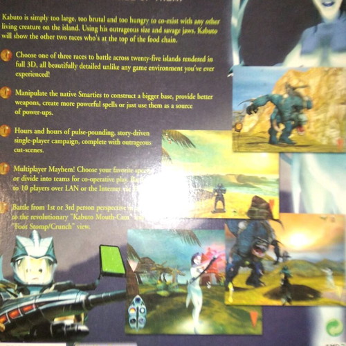 Giants Citizen Kabuto PC game used, Big Box edition