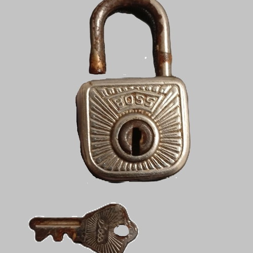 BOSS Germany padlock used, works with one key