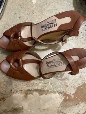 Salvatore Ferragamo platforms like new, unworn, size 38