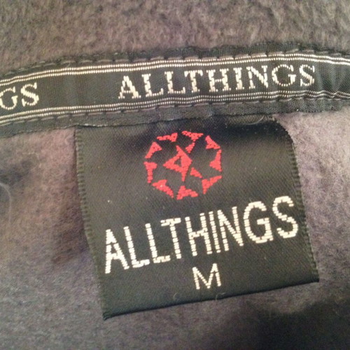 Vintage 2000s Allthings Unisex Fleece Jacket M New