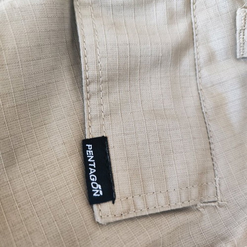 Pentagon tactical rip-stop pants like new, size 42 beige