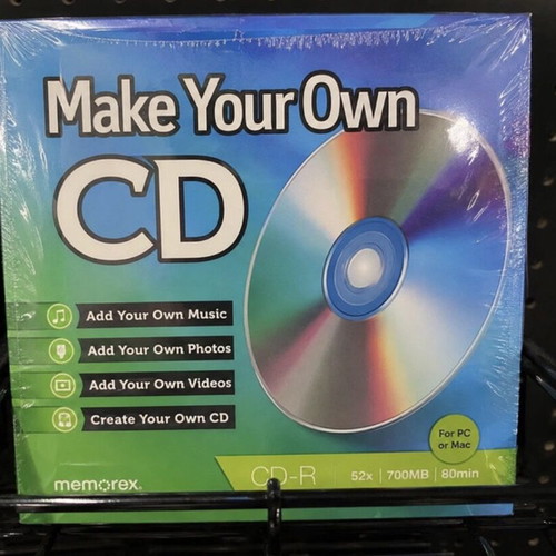 Make Your Own CD new with case and front cover