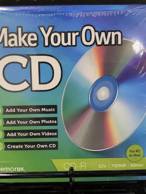 Make Your Own CD new with case and front cover
