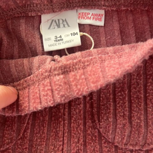 Zara flare pant used for 3-4 year old girl
