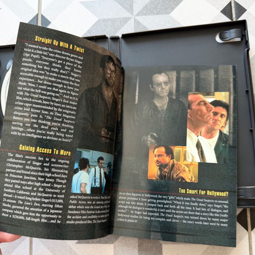 The Usual Suspects DVD special edition, like new, English subtitles